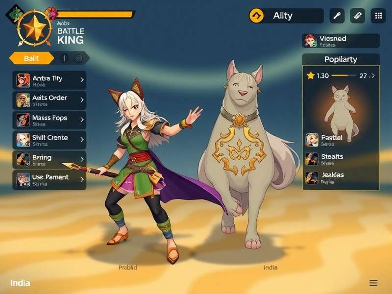 Anise Battle King gameplay screenshot showing character in battle